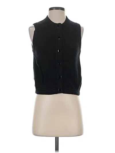 Pre-owned Jcrew Sweater Vest In Black