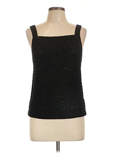 Pre-owned Jcrew Sweater Vest In Black