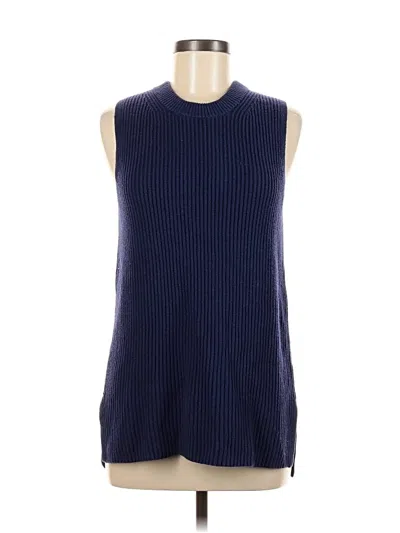 Pre-owned Jcrew Sweater Vest In Blue