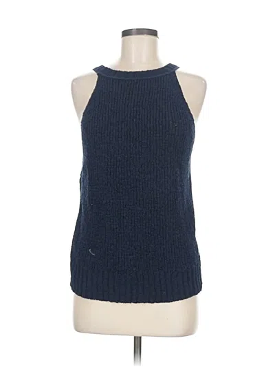 Pre-owned Jcrew Sweater Vest In Blue