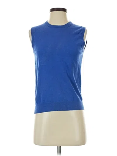 Pre-owned Jcrew Sweater Vest In Blue