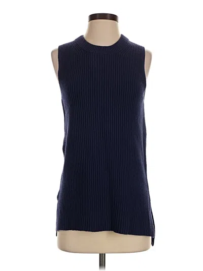 Pre-owned Jcrew Sweater Vest In Blue