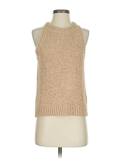 Pre-owned Jcrew Sweater Vest In Brown