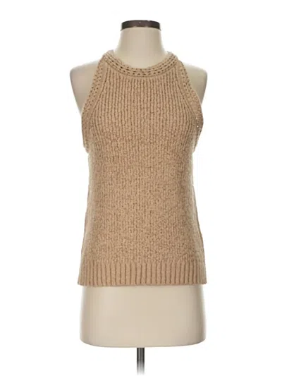 Pre-owned Jcrew Sweater Vest In Brown
