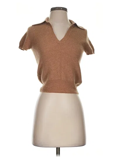Pre-owned Jcrew Sweater Vest In Brown