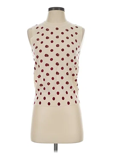 Pre-owned Jcrew Sweater Vest In Burgundy