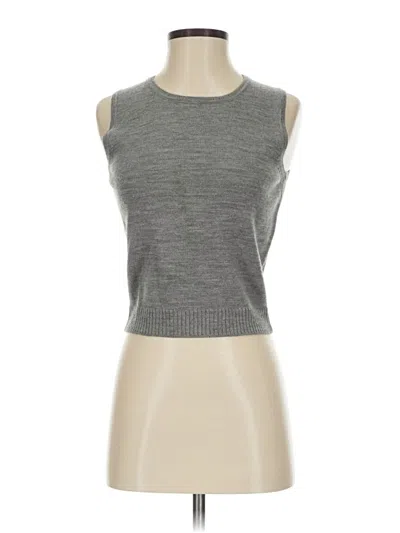 Pre-owned Jcrew Sweater Vest In Gray