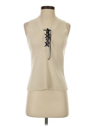 Pre-owned Jcrew Sweater Vest In Ivory