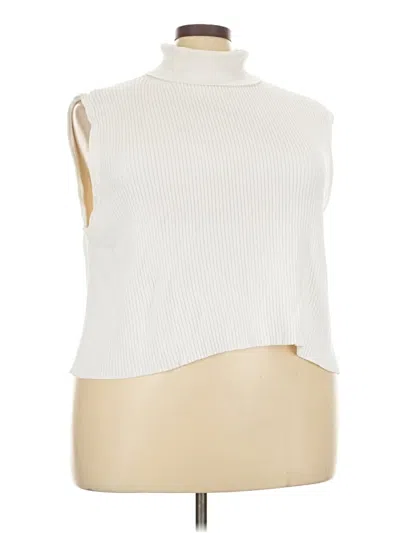 Pre-owned Jcrew Sweater Vest In Ivory