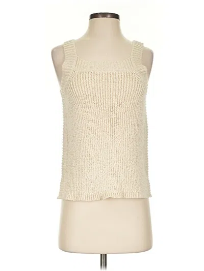 Pre-owned Jcrew Sweater Vest In Ivory