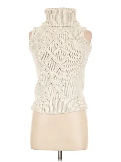 Pre-owned Jcrew Sweater Vest In Ivory