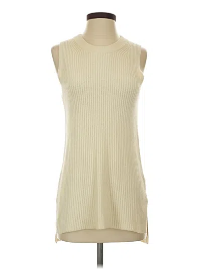Pre-owned Jcrew Sweater Vest In Ivory