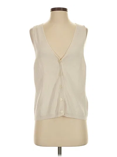 Pre-owned Jcrew Sweater Vest In Ivory