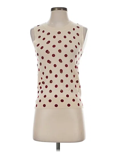 Pre-owned Jcrew Sweater Vest In Ivory