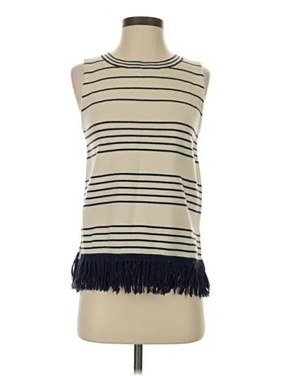 Pre-owned Jcrew Sweater Vest In Ivory