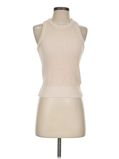 Pre-owned Jcrew Sweater Vest In Ivory