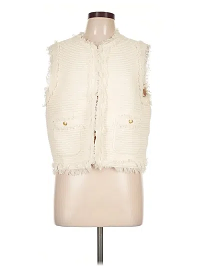 Pre-owned Jcrew Sweater Vest In Ivory