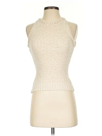 Pre-owned Jcrew Sweater Vest In Ivory