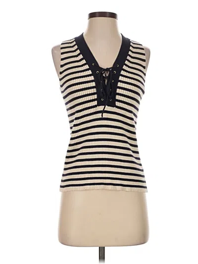 Pre-owned Jcrew Sweater Vest In Ivory