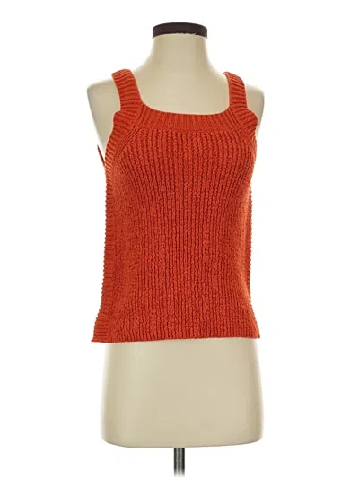 Pre-owned Jcrew Sweater Vest In Orange
