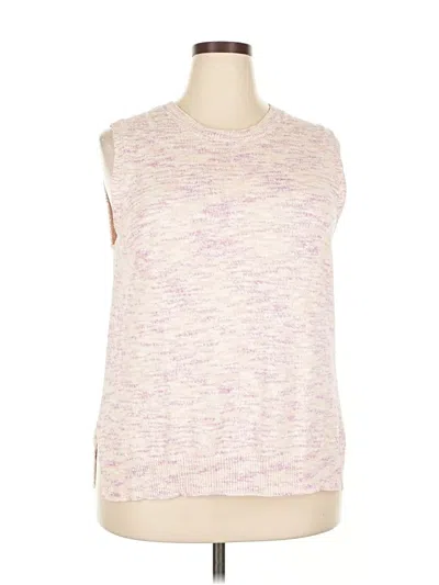 Pre-owned Jcrew Sweater Vest In Pink