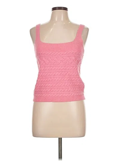 Pre-owned Jcrew Sweater Vest In Pink