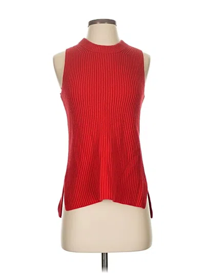 Pre-owned Jcrew Sweater Vest In Red