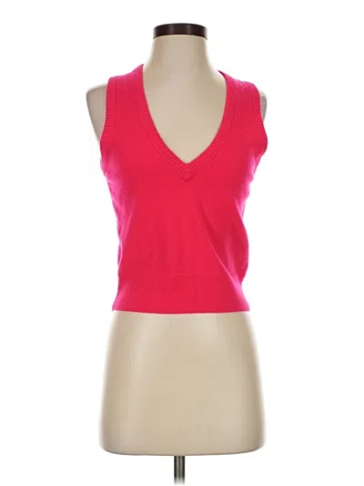 Pre-owned Jcrew Sweater Vest In Red