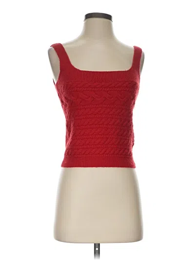 Pre-owned Jcrew Sweater Vest In Red