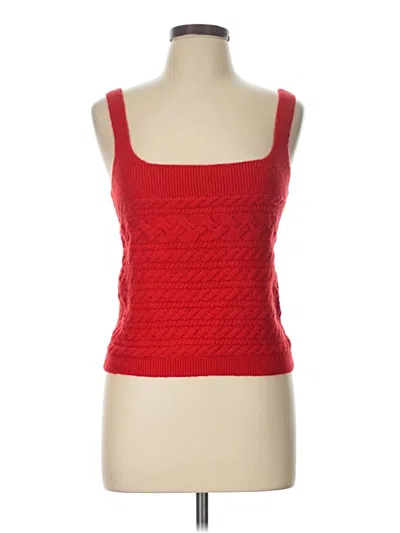 Pre-owned Jcrew Sweater Vest In Red