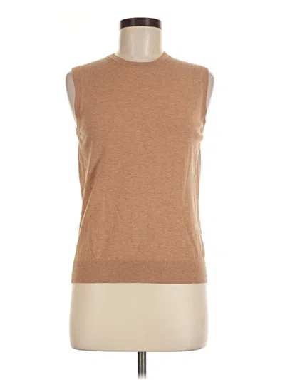Pre-owned Jcrew Sweater Vest In Tan