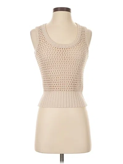 Pre-owned Jcrew Sweater Vest In Tan