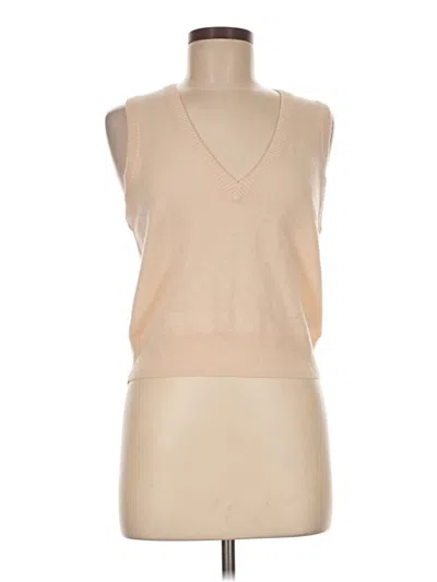 Pre-owned Jcrew Sweater Vest In Tan