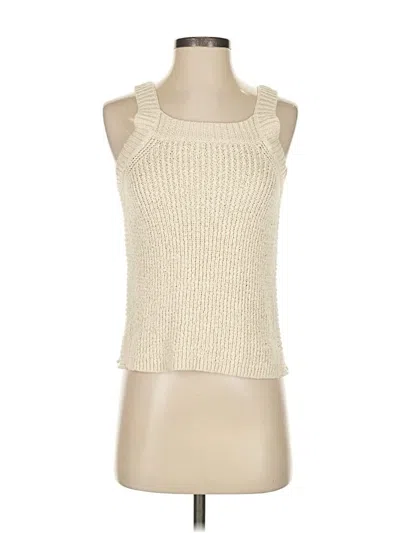 Pre-owned Jcrew Sweater Vest In White