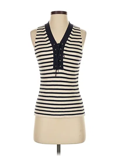 Pre-owned Jcrew Sweater Vest In White