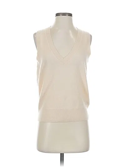 Pre-owned Jcrew Sweater Vest In White