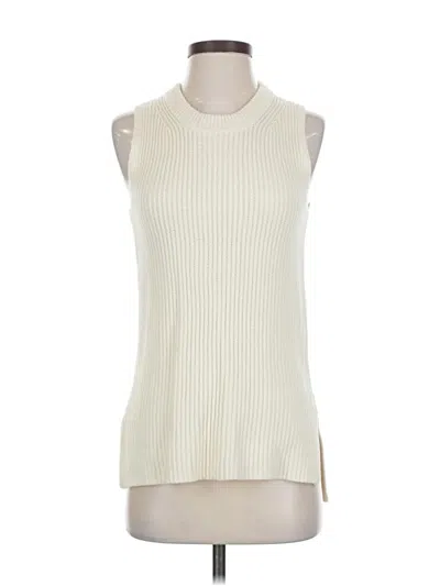 Pre-owned Jcrew Sweater Vest In White