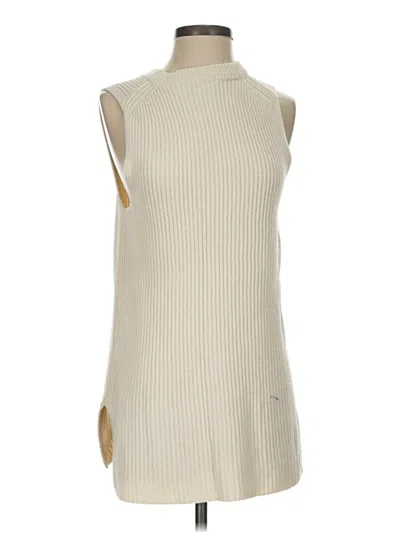 Pre-owned Jcrew Sweater Vest In White