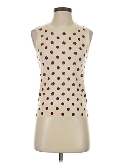 Pre-owned Jcrew Sweater Vest In White