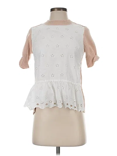 Pre-owned Jcrew Sweater Vest In White