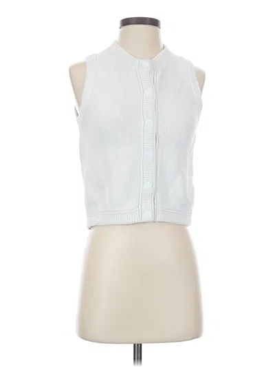 Pre-owned Jcrew Sweater Vest In White
