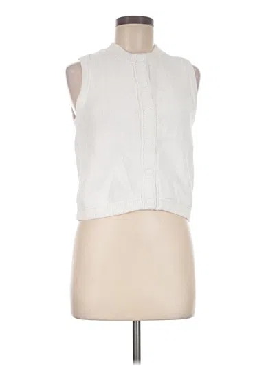 Pre-owned Jcrew Sweater Vest In White