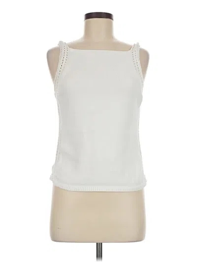 Pre-owned Jcrew Sweater Vest In White