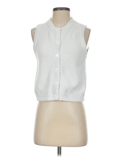 Pre-owned Jcrew Sweater Vest In White