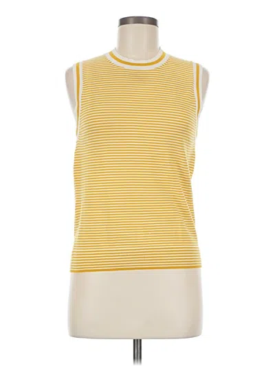 Pre-owned Jcrew Sweater Vest In Yellow