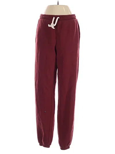 Pre-owned Jcrew Sweatpants In Burgundy