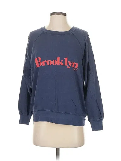 Pre-owned Jcrew Sweatshirt In Blue