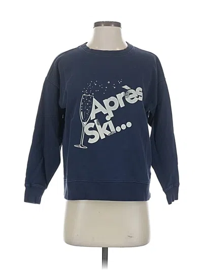 Pre-owned Jcrew Sweatshirt In Blue