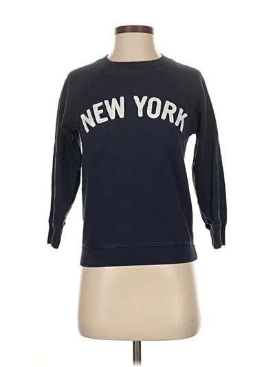 Pre-owned Jcrew Sweatshirt In Blue