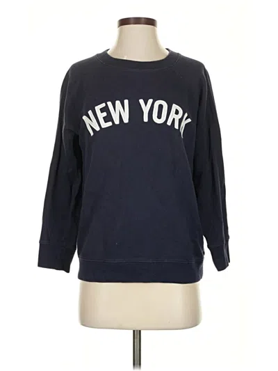 Pre-owned Jcrew Sweatshirt In Blue